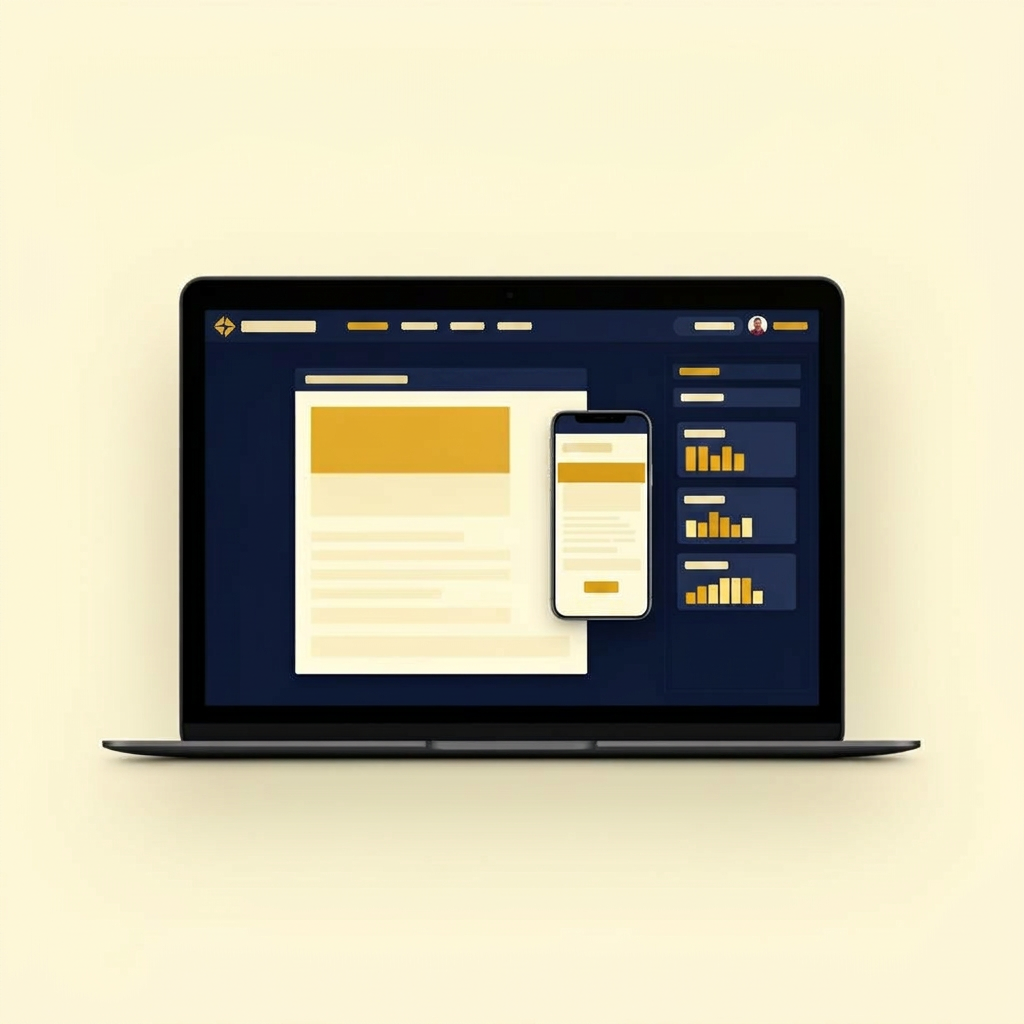 b2Target e-mail pazarlama hizmeti kampanya editörü ve performans paneli mockup'ı